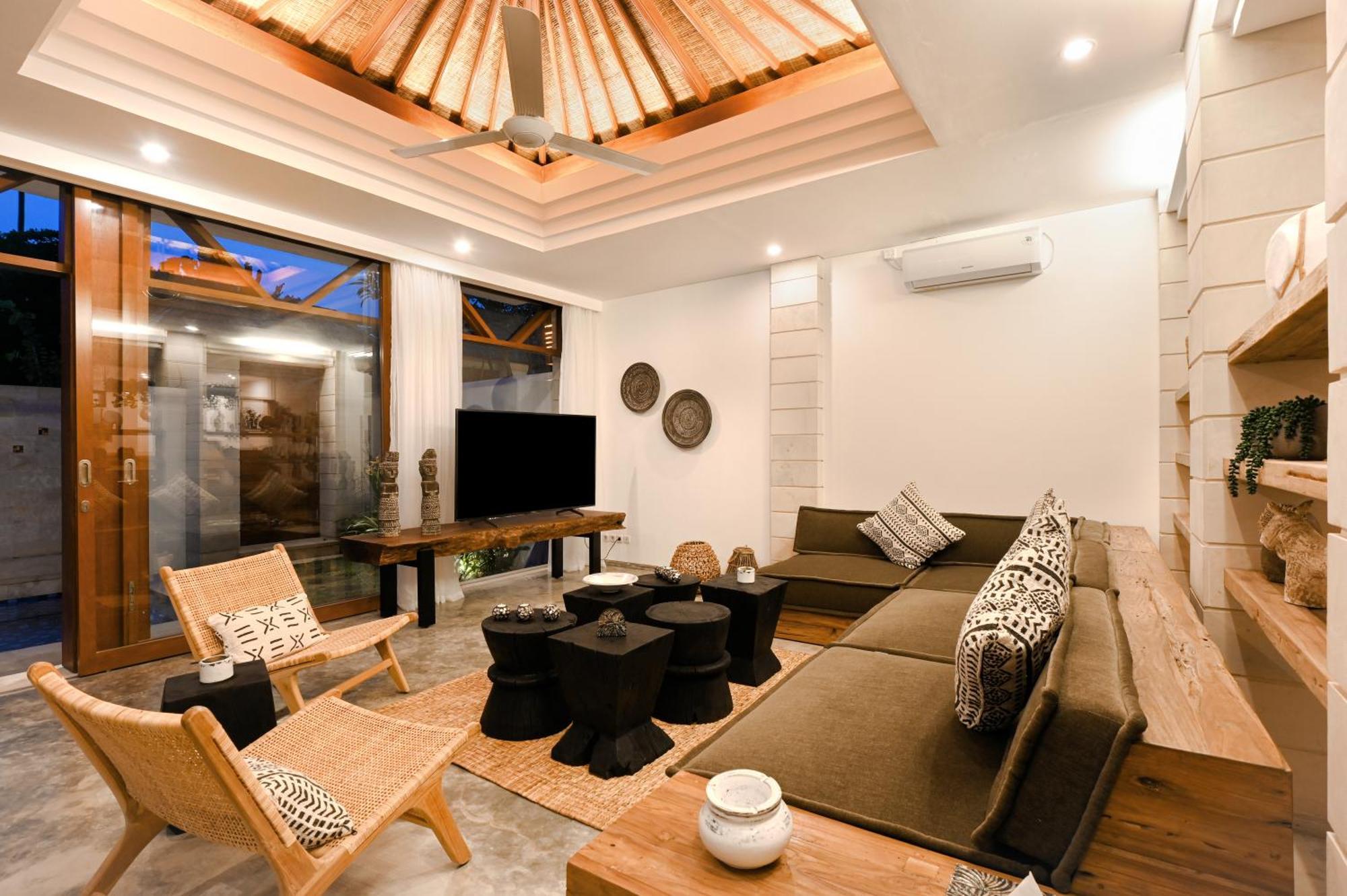 Cascata Villa Canggu Exterior foto